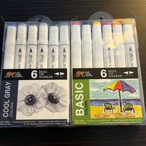 Duel tip markers